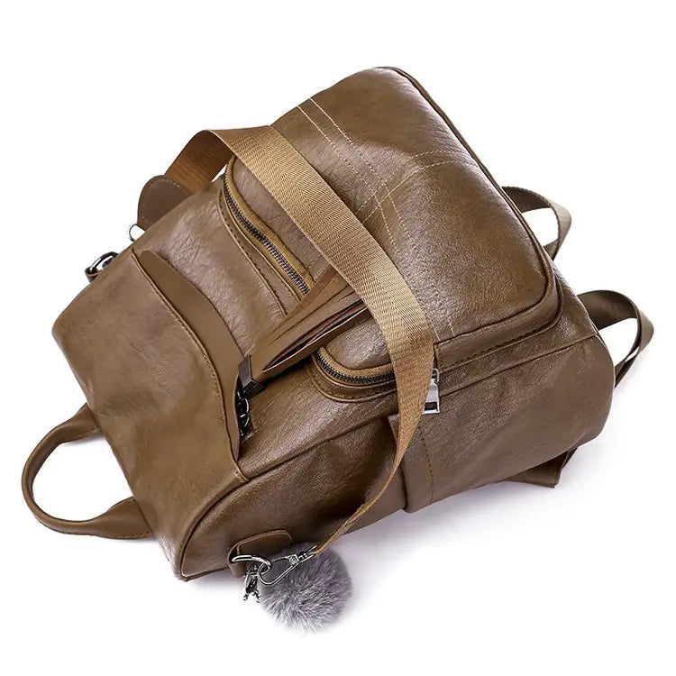 Retro Style Women's Large Capacity Fashion Backpack