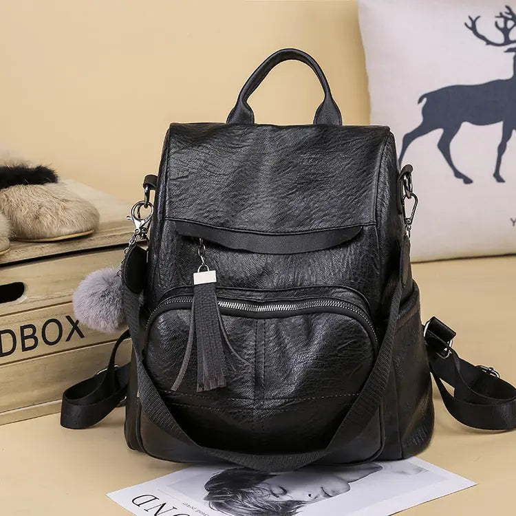 Retro Style Women's Large Capacity Fashion Backpack