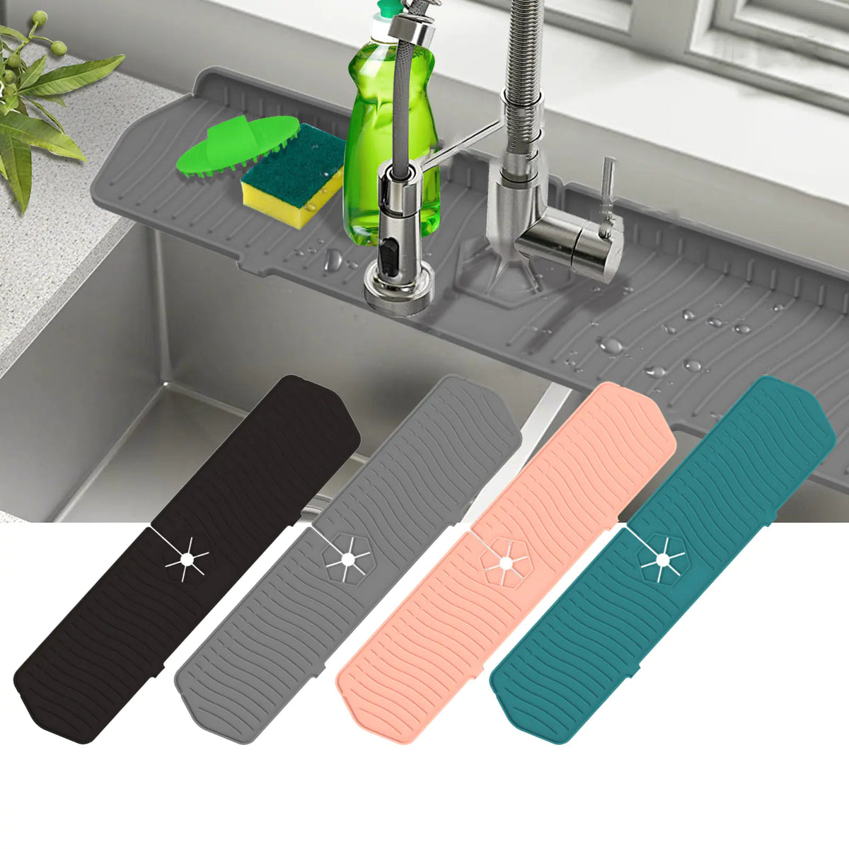 Silicone Sink Draining and Drying Mat